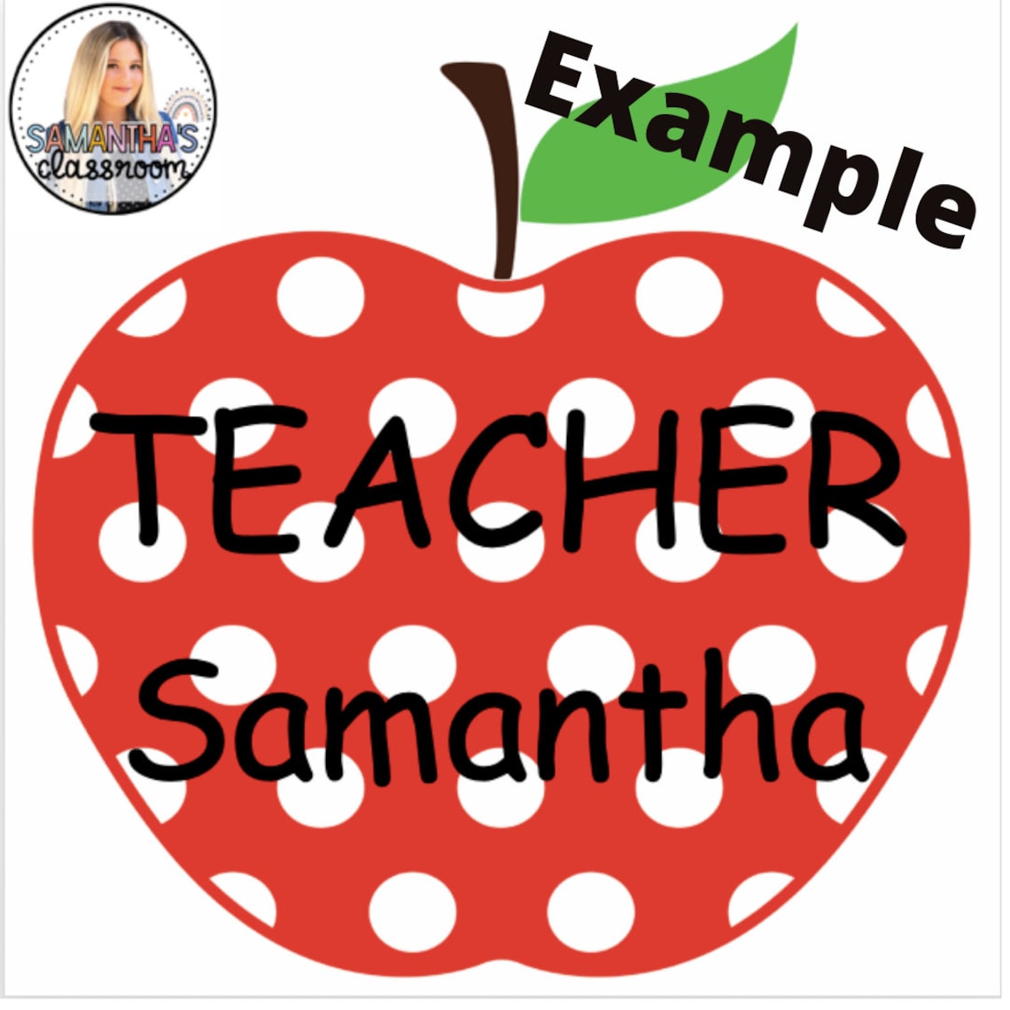 Teacher Name Sign Printable Download VIPKID Gogokid Etsy