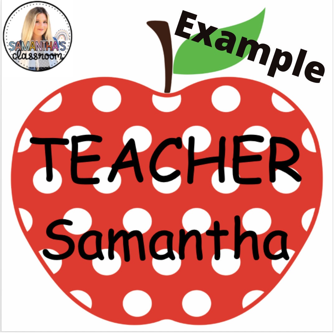 Teacher Name Sign Printable Download VIPKID GoGoKid Etsy