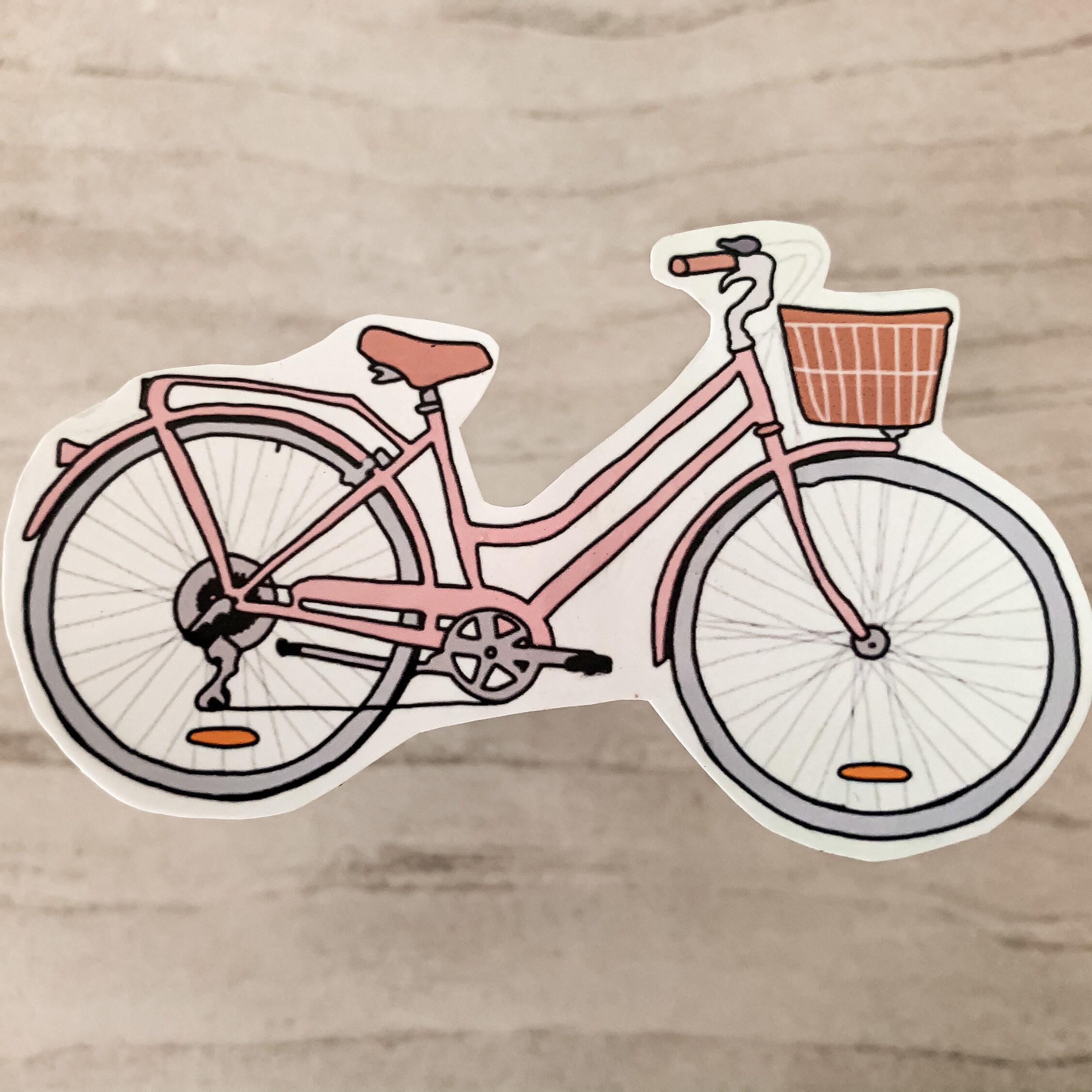 pink bike decals