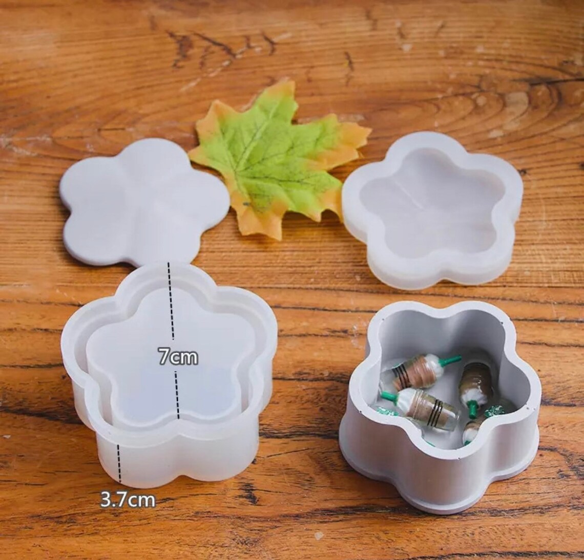 Silicone Mold to make Jars / storage container mold / candle Etsy