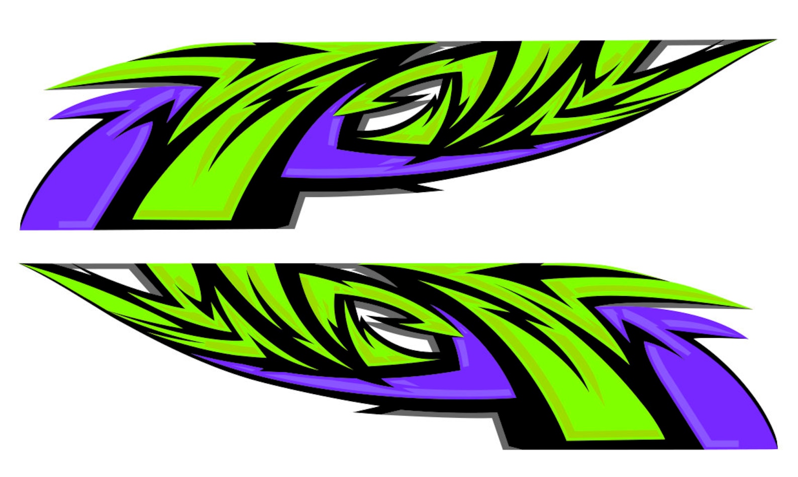 Tribal Car Side Wrap Color Vinyl Sticker Custom Graphics Etsy