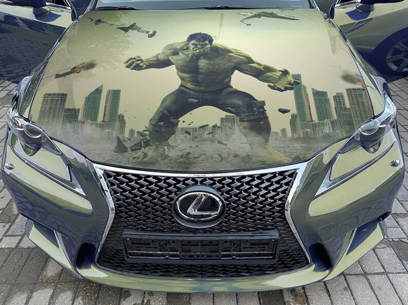 hulk smashing car