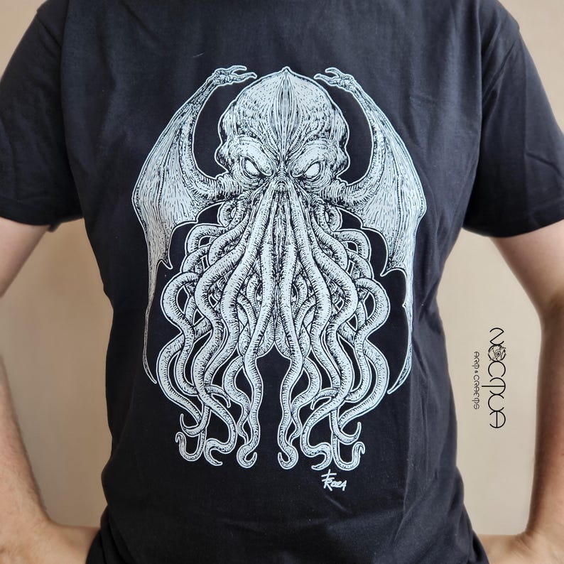 Pelúcia Amigurumi do Cthulhu: Boneco de Crochê Feito à Mão do H.P. Lovecraft imagem 10