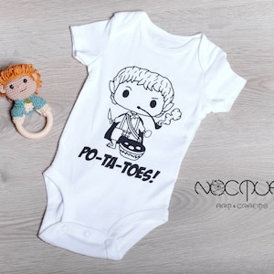 Potatoes Baby bodysuit - Fantasy babyshower gift - little adventurer shirt