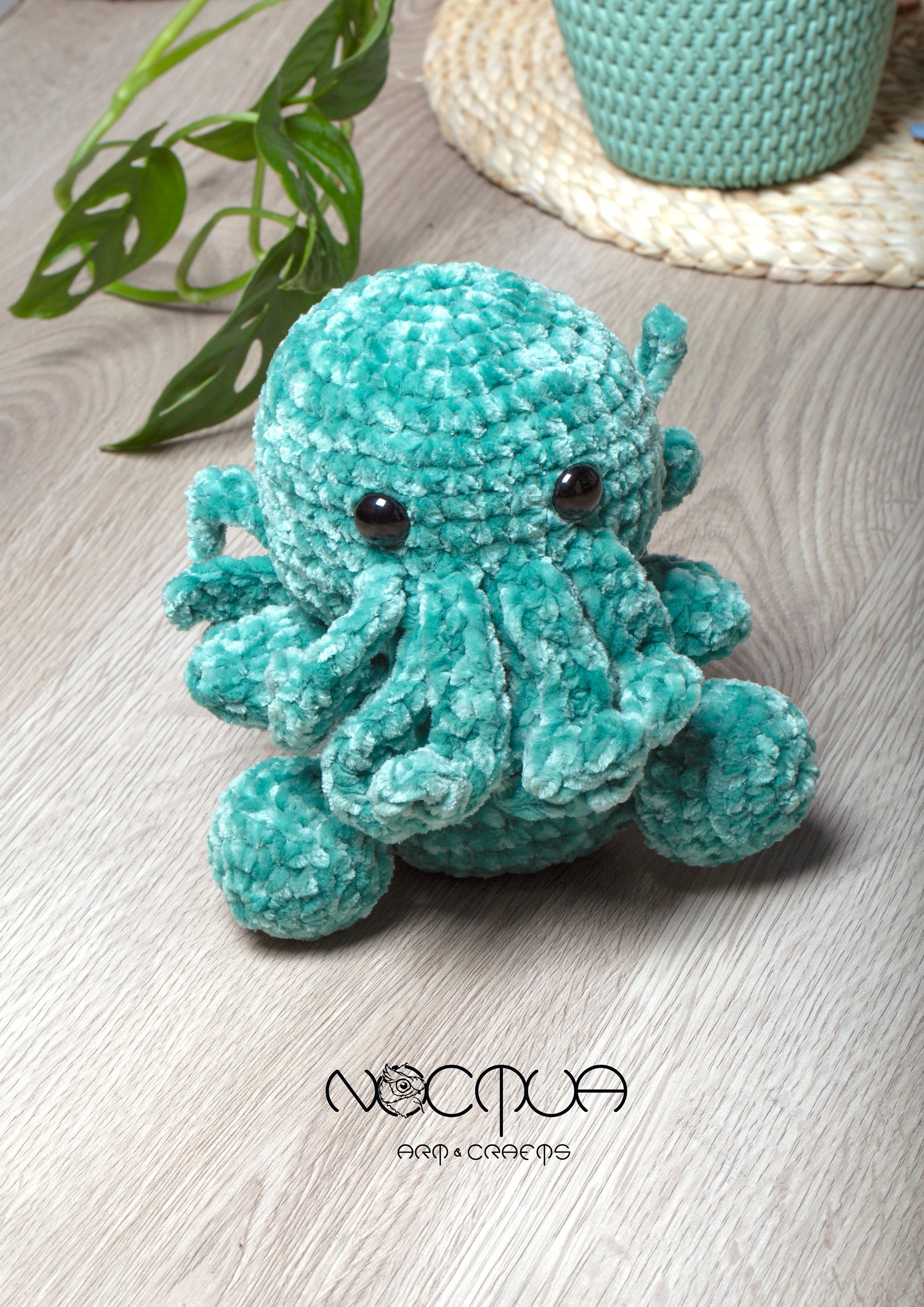 Cthulhu Crochet Plushie - Super Soft Velvet Amigurumi - Etsy UK