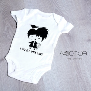Sweet dreams Sandman baby bodysuit - King of dreams Baby Bodysuit  - Endless Morpheus nursery gift