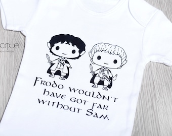 Little adventurers Baby bodysuit - Fantasy babyshower gift - baby besties shirt