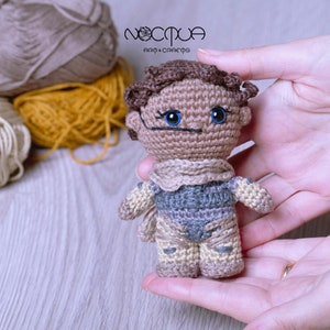 Dune Fremen girl crochet amigurumi doll - Chani inspired plushie