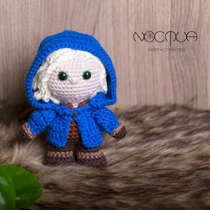 Handmade Crochet Doll: Princess Cirilla Inspired Amigurumi - The Witcher