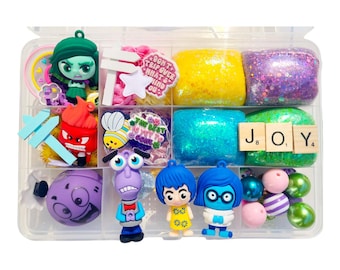 Emotions playdough kit, preschool SEL, social emotional skills, sensory play, autism emotions, inside out playdough, kids xmas gift,