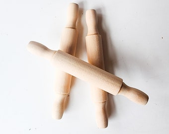 Rodillo de madera, regalo para niños, rodillo para plastilina, decoración de rodillo, regalo de cumpleaños para niños