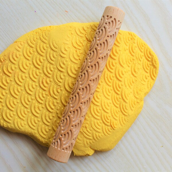 Textured Rolling Pins Etsy