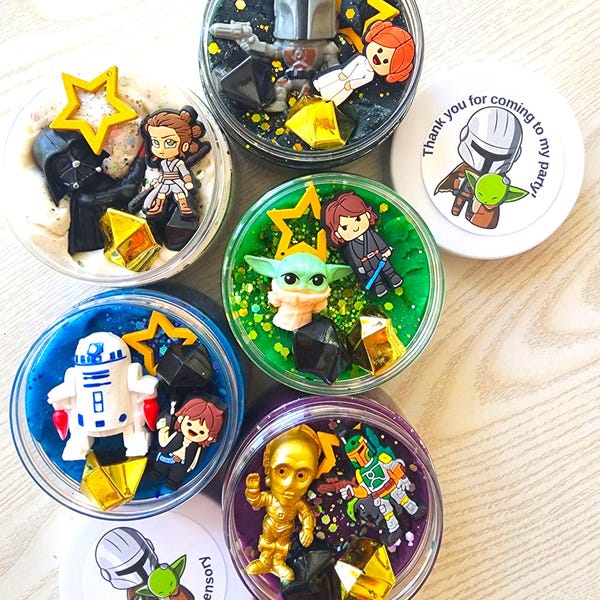 Space wars playdough jar, star sensory kit, kids party favor, kids Christmas gift, birthday gift 3 4 5 6 7 8 9, xmas gift, class gift,