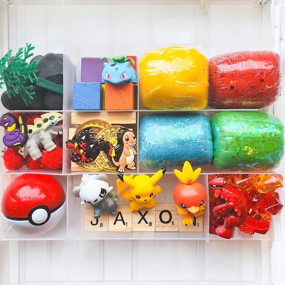 Pokemon Playdough Kit Gamer Sensory Bin Gift Kids Birthday Gift Toddler Christmas Gift Preschool Fidget Toy Kids Slime Kit Kids Craft Etsy UK