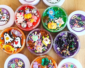 Halloween  playdough jars, boo gift, kids halloween jar, class gift, halloween party favor, halloween gift, boo basket