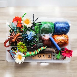 Bug playdough kit, insect sensory bin, sensory play, kids playdough craft, toddler christmas gift, gift for boys, kid birthday gift
