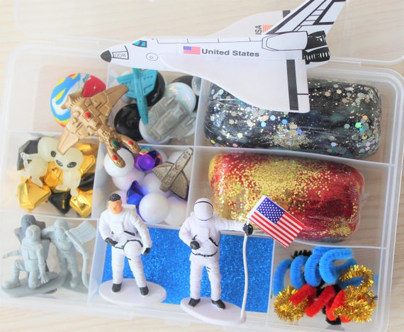 Space Explorer playdough sensory kit space play dough