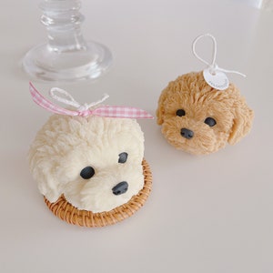 Poodle Candle, Cute Bichon Candle, Puppy Candle, Pet Lover Candle, Dog Candle, Decor Candle, Gift Choice