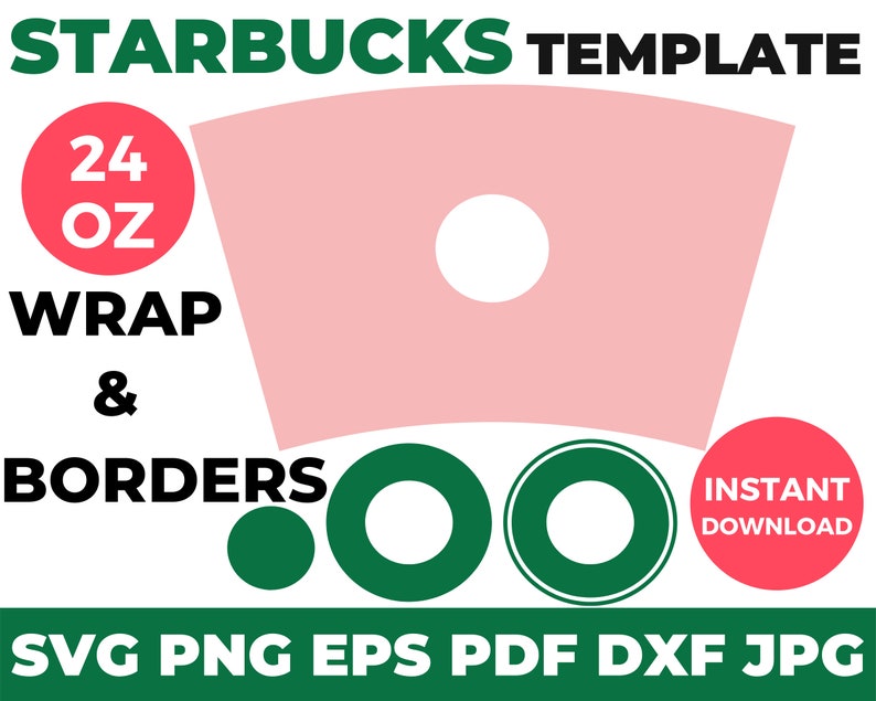 Download Clip Art Art Collectibles Starbucks Tumbler Template Starbucks Cold Cup Svg Starbucks Cup Svg Wrap And Borders Starbucks Cup Template Svg