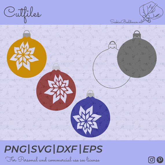 Download Stars On Christmas Balls Svg Cuttables For Cricut Or Etsy SVG, PNG, EPS, DXF File