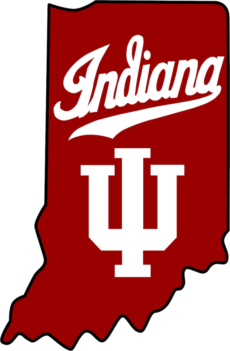 IU Logos Bundle / IU Basketball / Football / Sports / Indiana Etsy