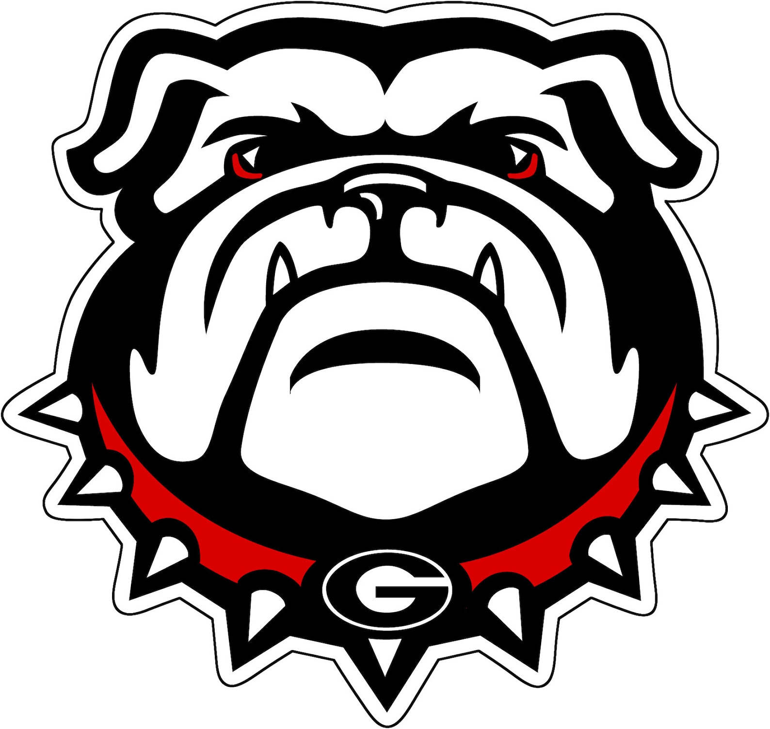 Printable Georgia Bulldog Logo