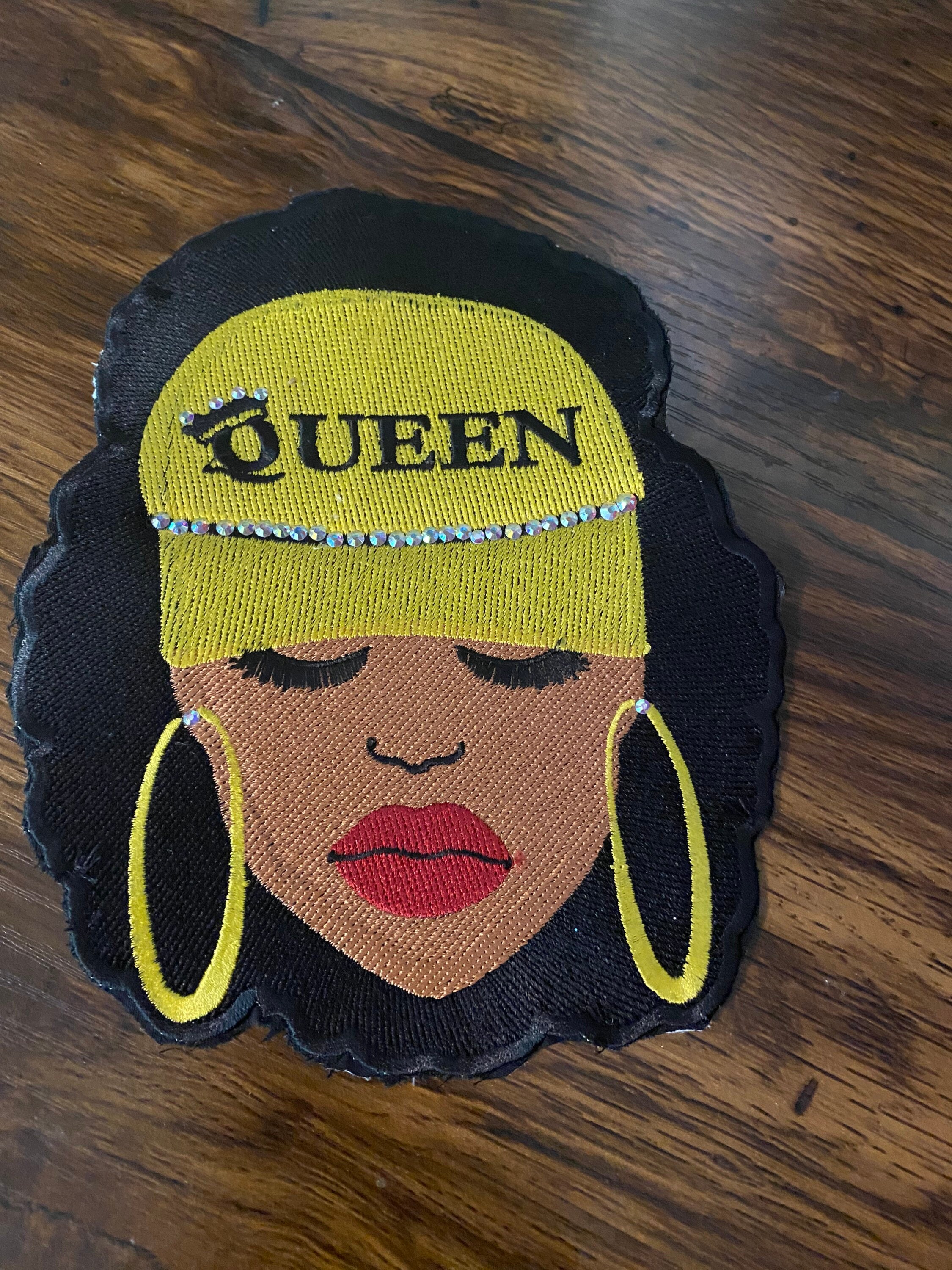 Afro Patch Black Girl Patch Iron on Patch Embroidery Etsy