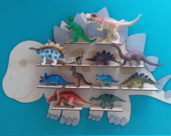 Shelf for dinosaurs resoraki toy cars dinosaur