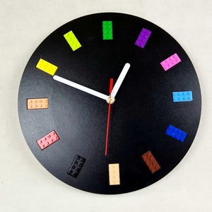 Brick fan clock, color pads, gift