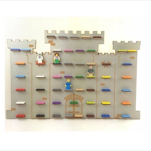 CASTLE shelf for blocks of people for a gift for children