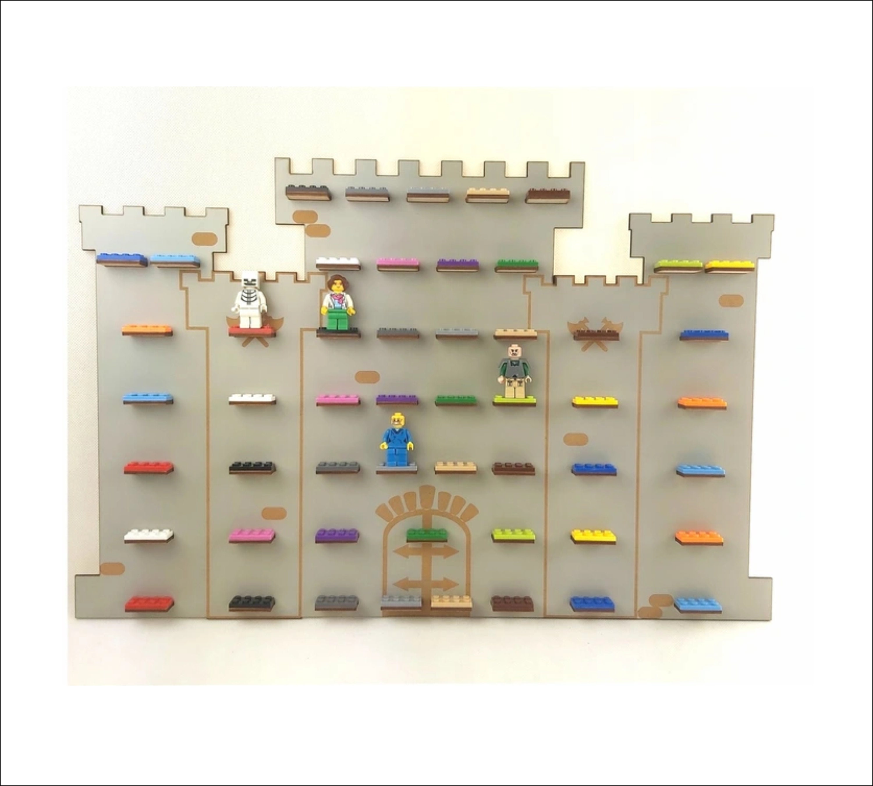 CASTLE Shelf for Blocks of People for a Gift for Children - Etsy Australia