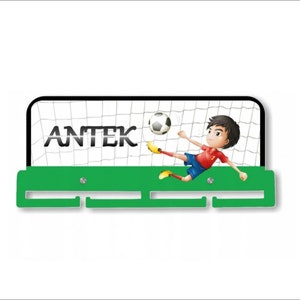 Nameless medal hanger for footballer UV gift