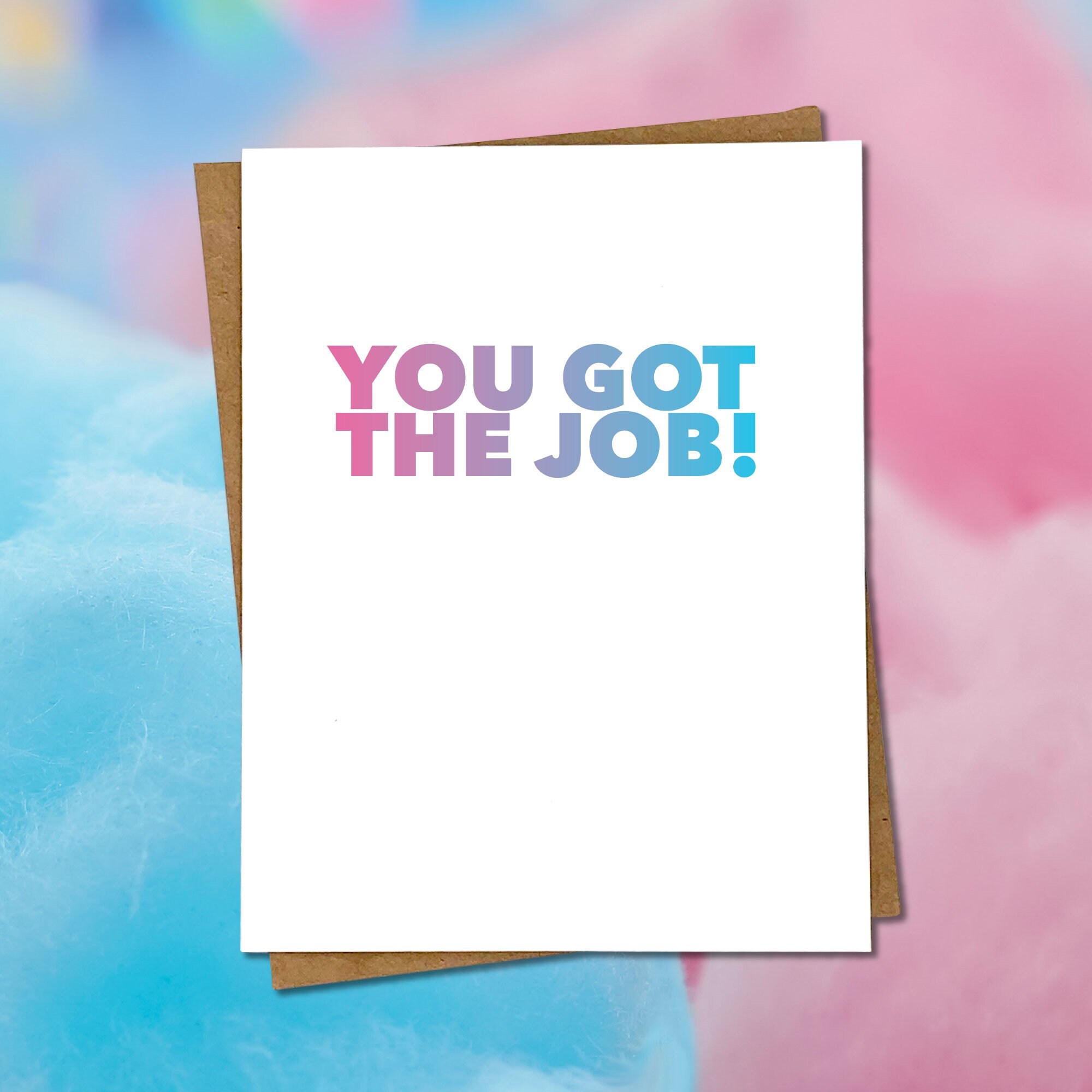 You Got the Job New Job Promotion Uncelebrated Etsy