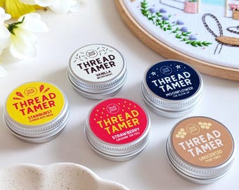 Thread Tamer: Scented Thread Strengthening Conditioner for Embroidery Floss