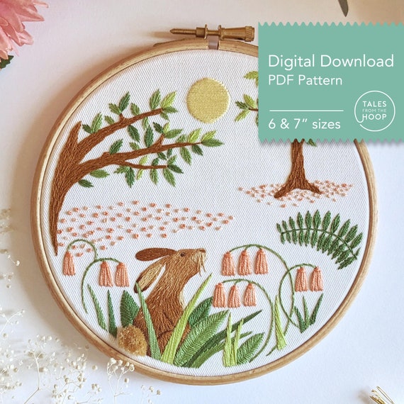 Morning 苦き in the garden ビーズ刺繍の絵です