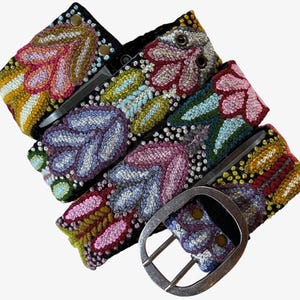 artistkomplex FLOWER BELTベルト (BLACK) Exclusive Flower Belt In Black And Gold | Parallel