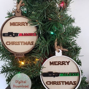 Jedi Christmas Ornament svg