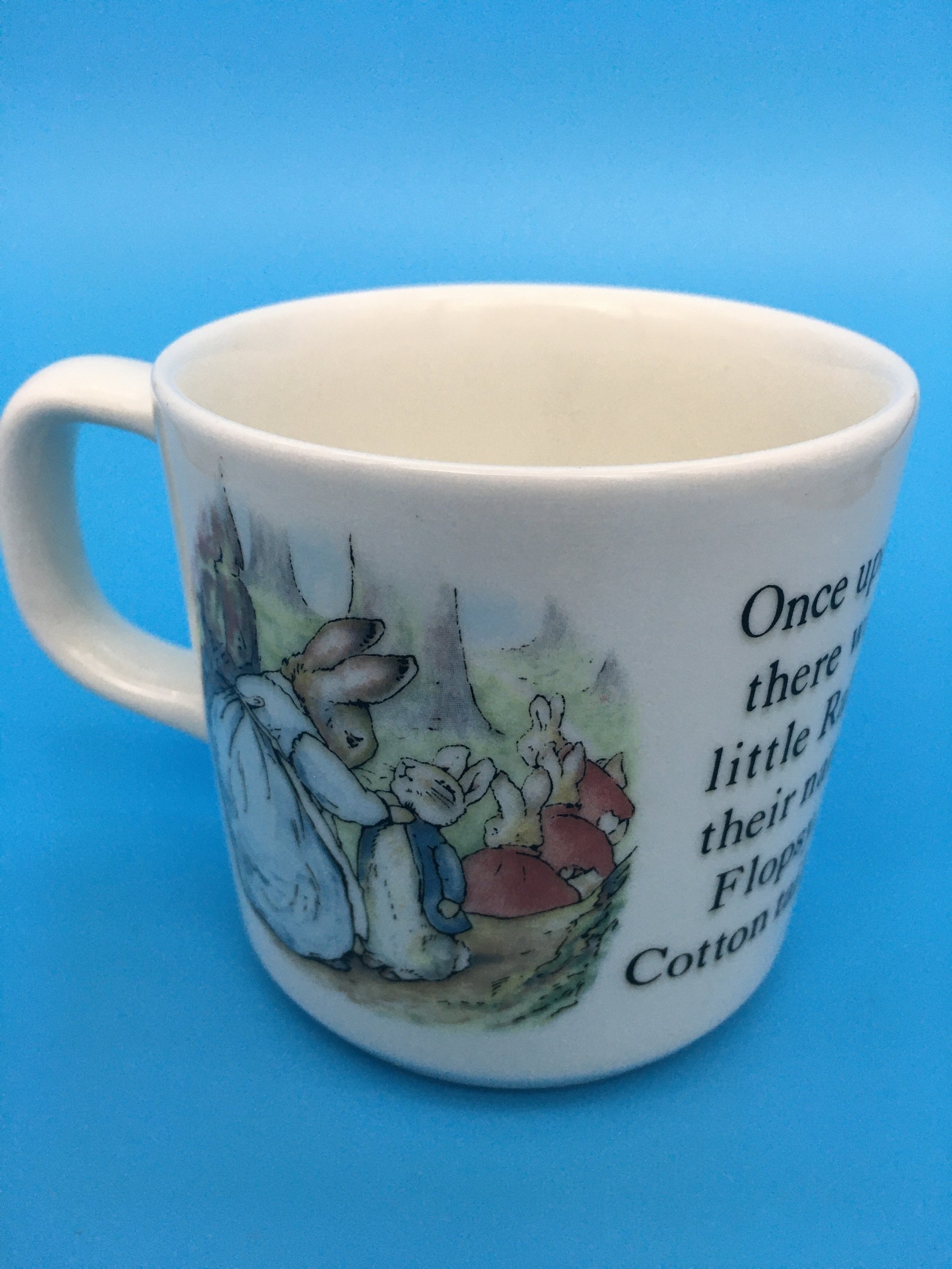 Vintage Peter Rabbit by Wedgwood Childs China Mug. Beatrix Etsy