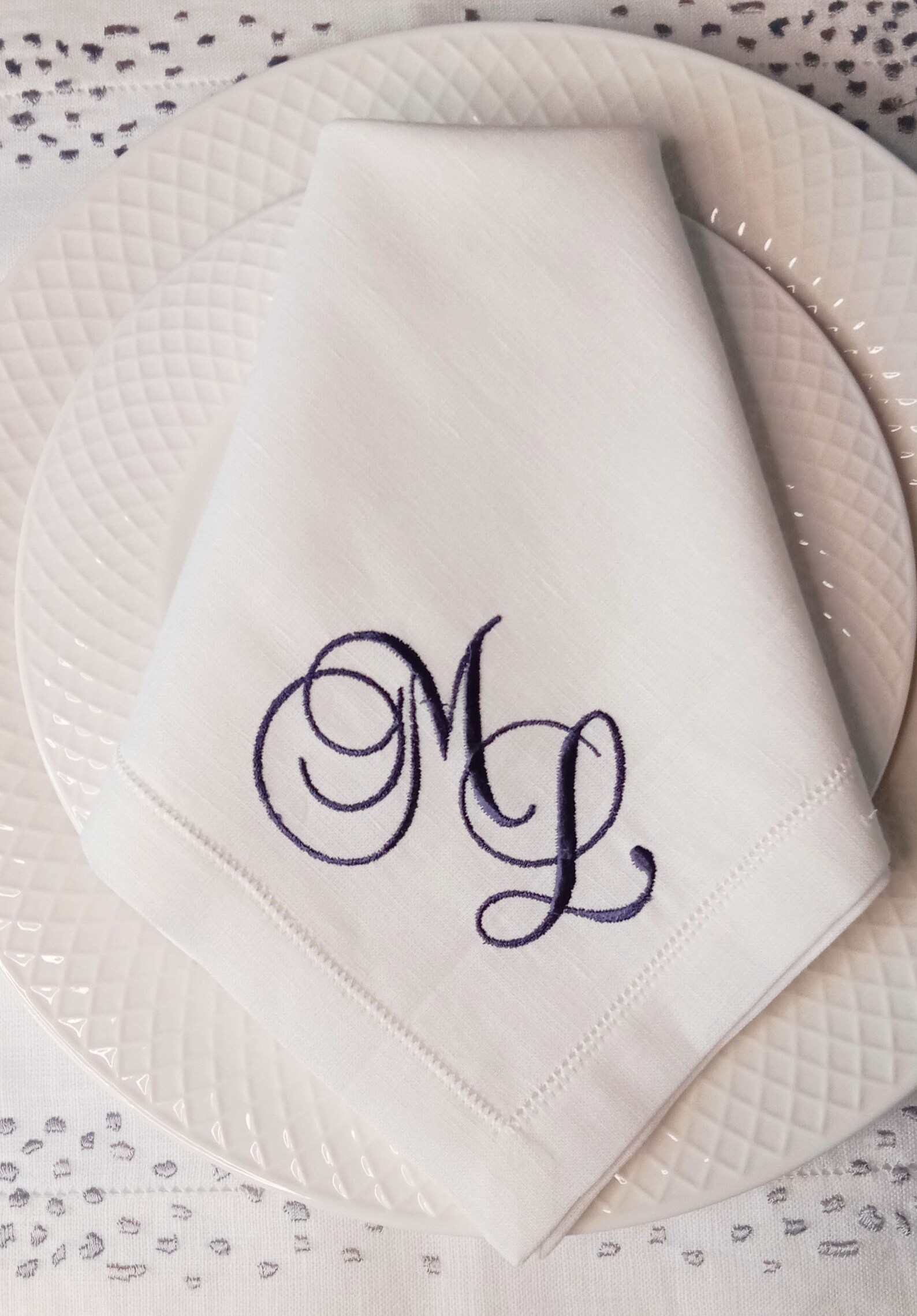 Personalized Napkins . Monogram Napkins . Custom Cloth Napkins . Custom