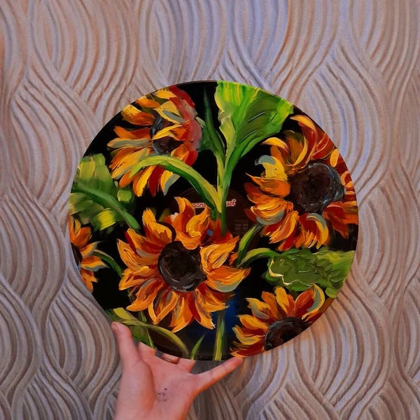 Painted record ~ Sunflowers