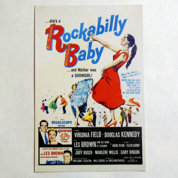 Rockabilly Baby Movie Poster sticker