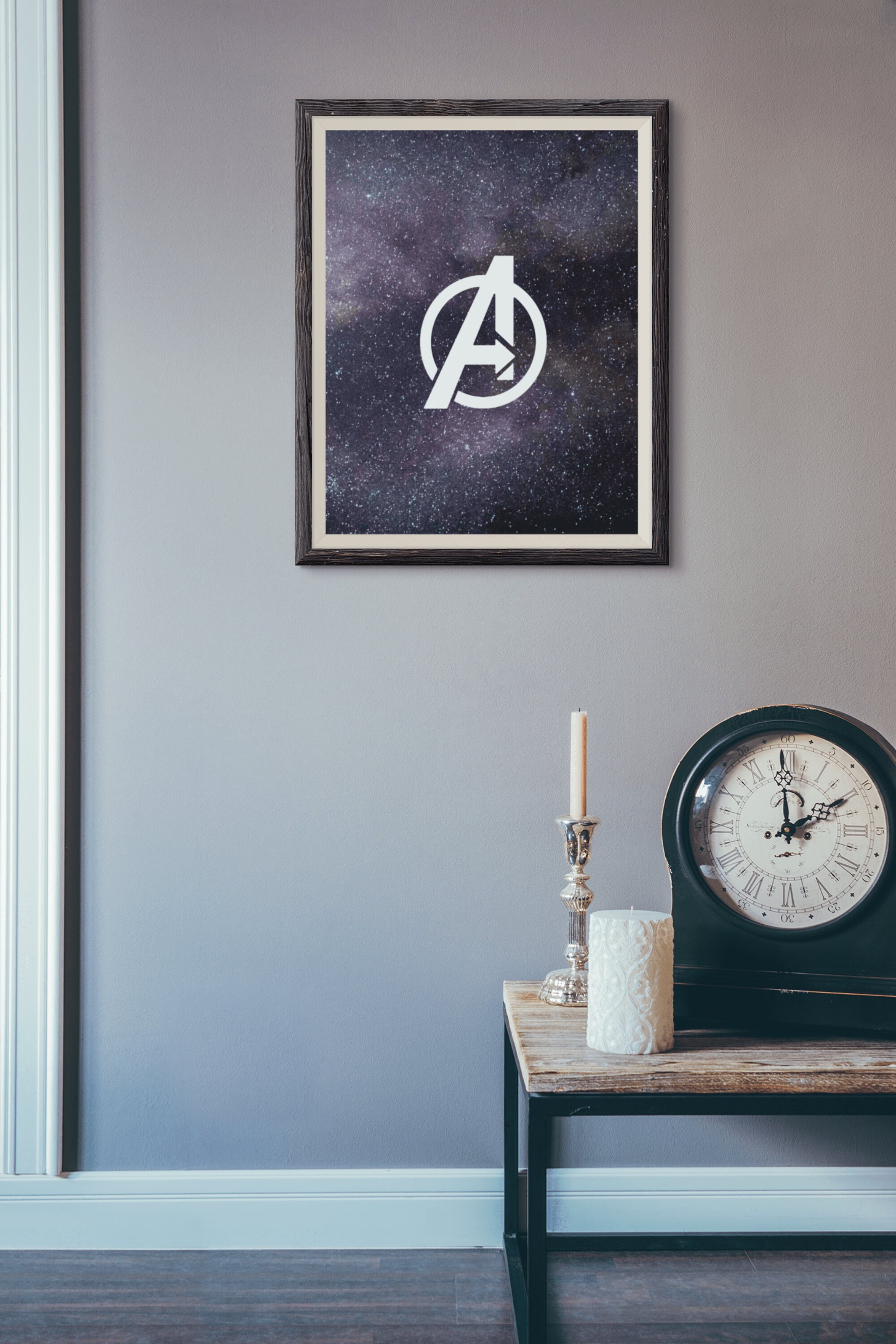 Avengers Logo Wall Art Printables Digital Wall Art Etsy
