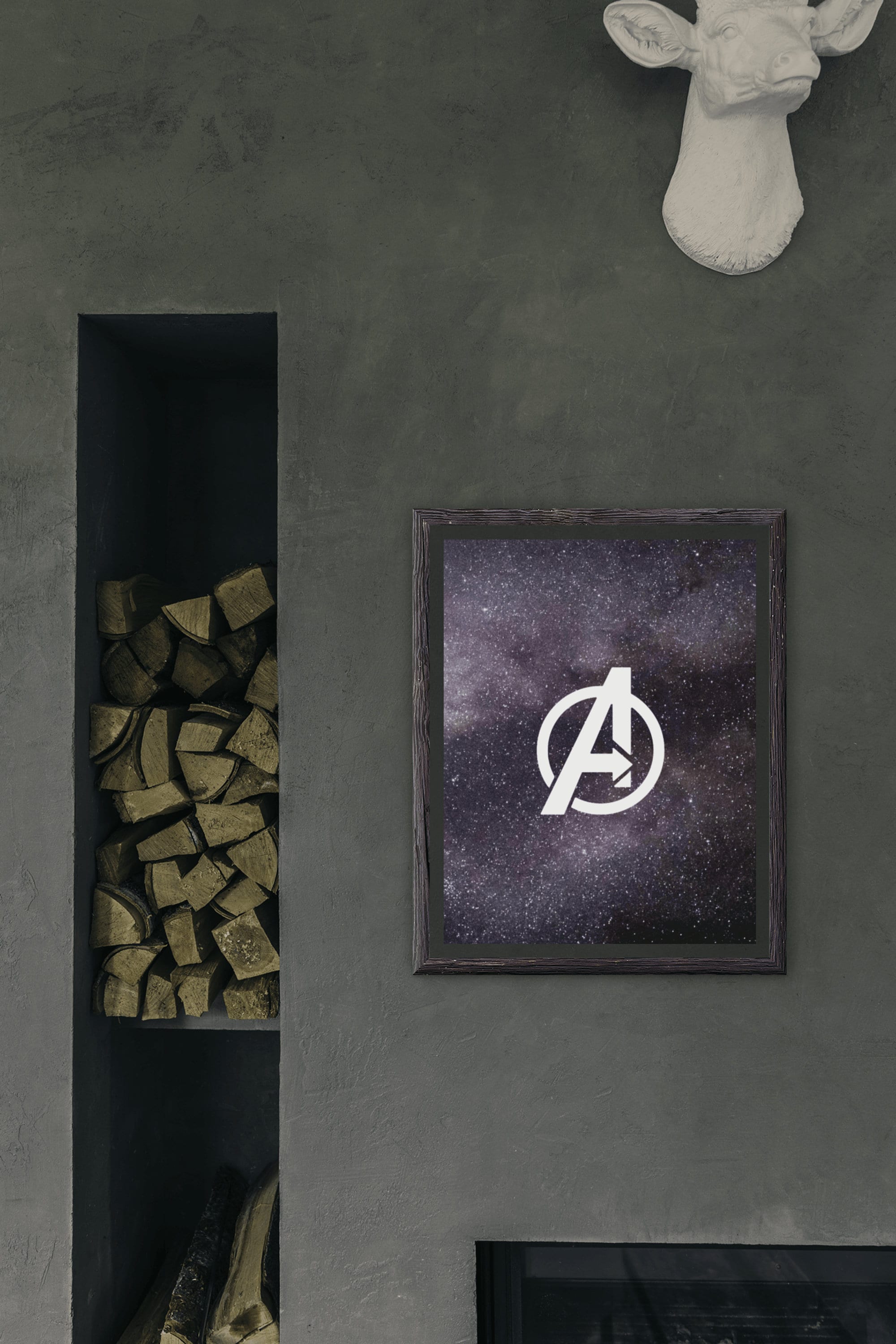 Avengers Logo Wall Art Printables Digital Wall Art Etsy