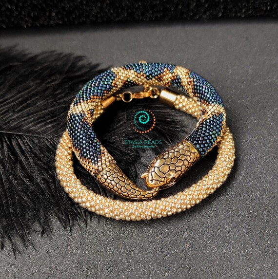 Snake bead bracelet sale