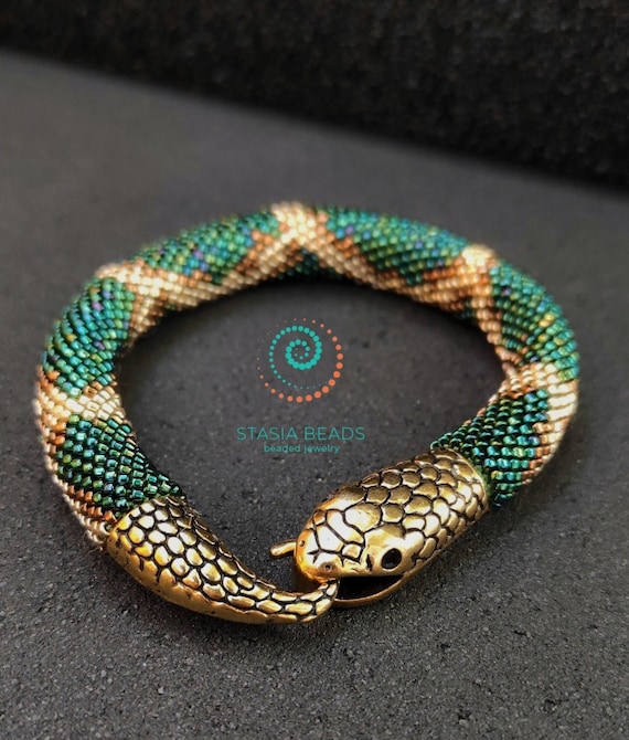 Vicious Serpent Bracelet - Carolina's Couture