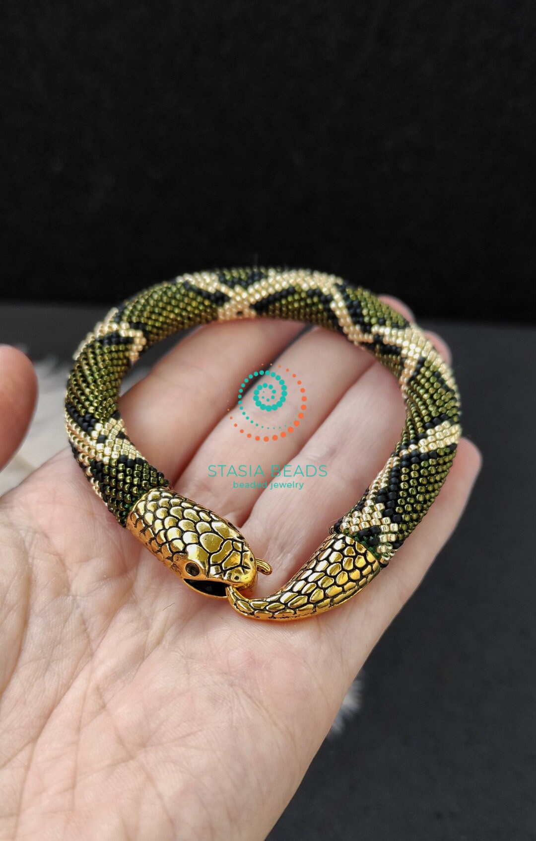 Snake bead deals bracelet