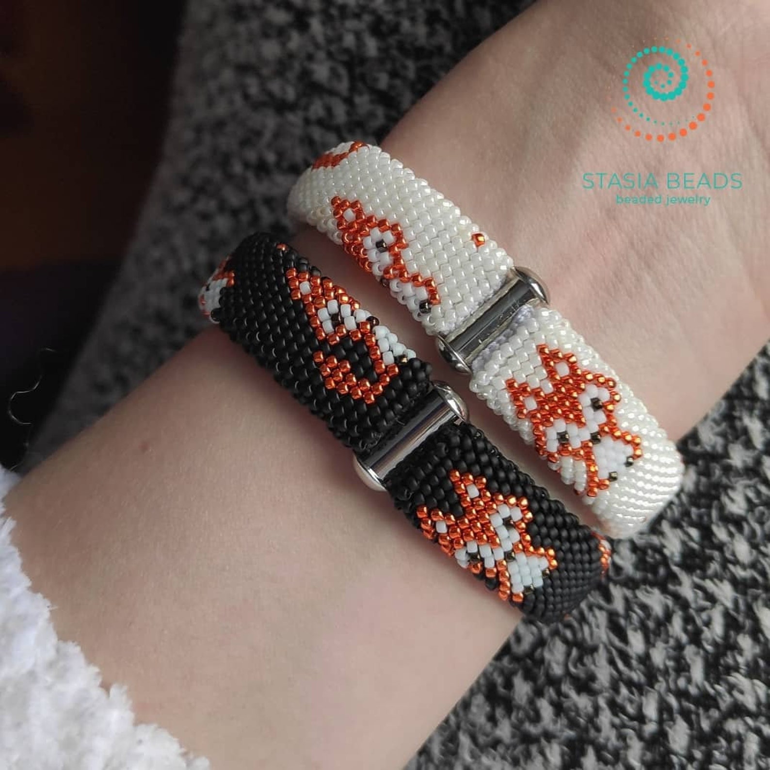 Fox bracelet Fox bead crochet bracelet Fox beadwork bracelet Etsy
