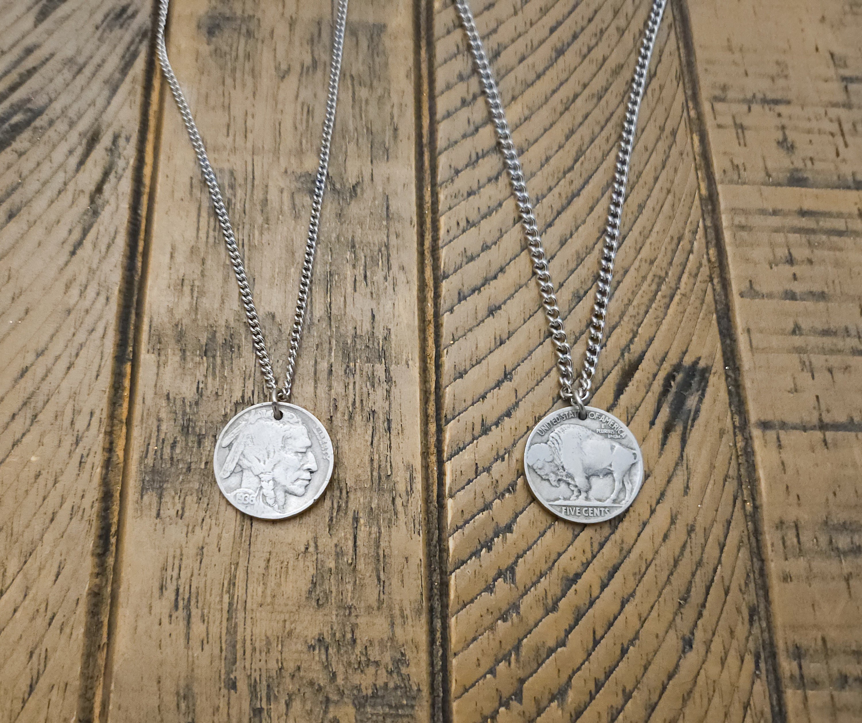 Buffalo hotsell coin necklace