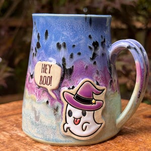 Hey Boo! 16oz Message Mug