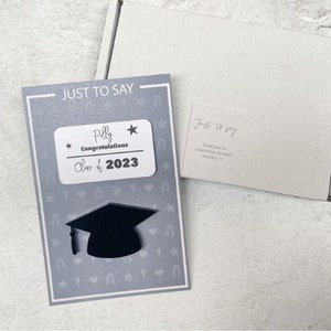 Juste pour dire - Charme de graduation